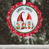 Charming Gnoel Gnomes Unsere Zuhause Gruß Weihnach Ornament Karte