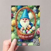 Charming Gnome & Basket Easter Egg Hunt Acryleinladungen (Insitu (Handheld))
