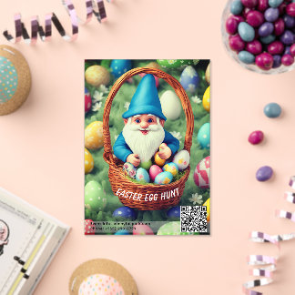 Charming Gnome & Basket Easter Egg Hunt Acryleinladungen