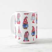 "Charming Gnome Design: Whimsical and Fun" Kaffeetasse (Vorderseite Links)