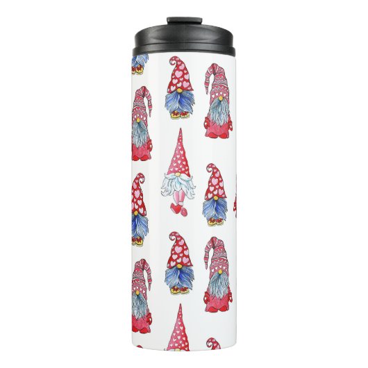 "Charming Gnome Design: Whimsical and Fun" Thermosbecher (Vorderseite)