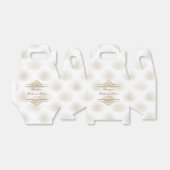 Charming Gold Great Gatsby Art Deco 1920er Hochzei Geschenkschachtel (Ungefaltet)