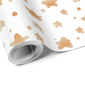 Charming Gold Star Geschenkpapier (Rolleneckpunkt)