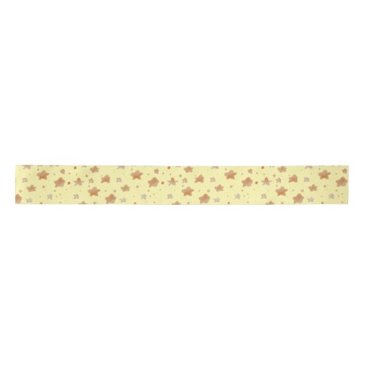 Charming Gold Star Satinband (Vorderseite)