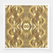 Charming golden-colored pattern  serviette (Vorderseite)