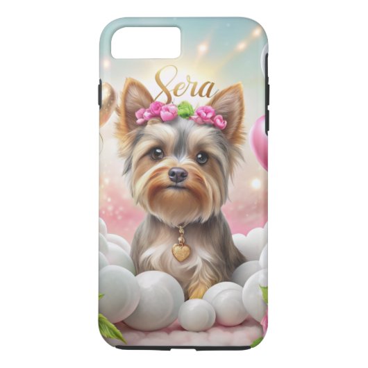 Charming Golden Yorkshire Terrier Case-Mate iPhone Hülle (Rückseite)