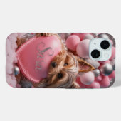 Charming Golden Yorkshire Terrier Case-Mate iPhone Hülle (Rückseite (Horizontal))