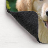Charming Goldie Dog Puppy Portrait Mousepad (Ecke)