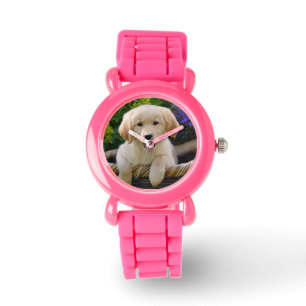 Charming Goldie Retriever Dog Puppy - Strapwatch Armbanduhr