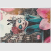 Charming Gothic Paris Gargoyle Decoupage Seidenpapier (Vorderseite)