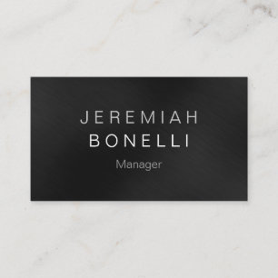 Charming Grau Hintergrund Chic Business Card Visitenkarte