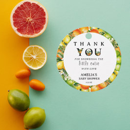 Charming Greenery Niedlich Vielen Dank Geschenkanhänger