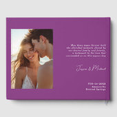 😍 Charming Guestbook Anemone Dreamscape Wedding Gästebuch (Rückseite)