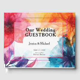 😍 Charming Guestbook Anemone Dreamscape Wedding Gästebuch