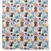 Charming Halloween Duschvorhang (Vorderseite)