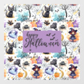 Charming Halloween-Fensterklammer Fensteraufkleber (Blatt)