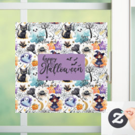 Charming Halloween-Fensterklammer Fensteraufkleber