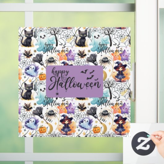 Charming Halloween-Fensterklammer Fensteraufkleber (Zuhause)