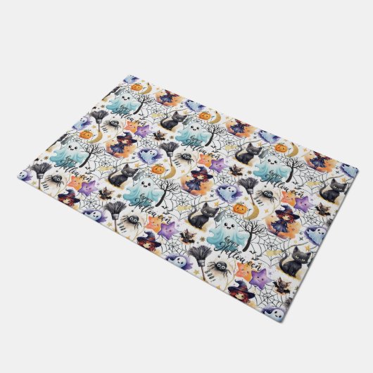 Charming Halloween Fußmatte (Schrägansicht)