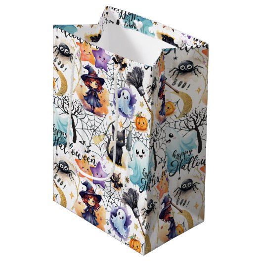 Charming Halloween Mittlere Geschenktüte (Vorderseite Schrägansicht)