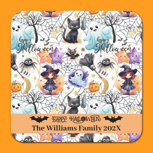 Charming Halloween Paper Untersetzer Anpassbarer N