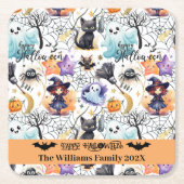Charming Halloween Paper Untersetzer Anpassbarer N (Vorderseite)