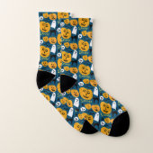 Charming Halloween Pumpkins Spooky Ghost Socken (Paar)
