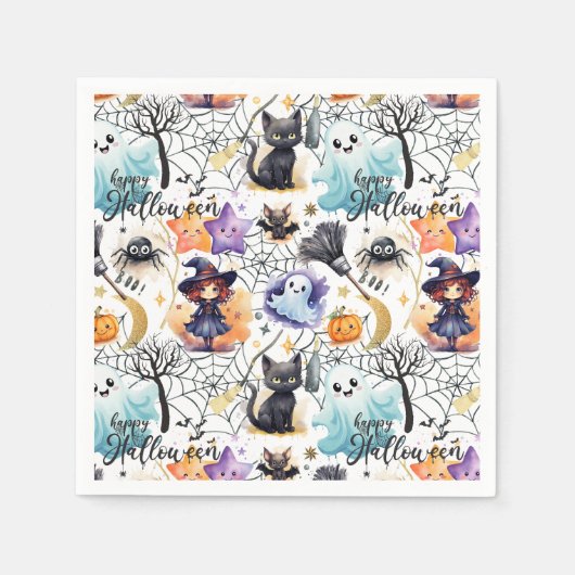 Charming Halloween Serviette (Vorderseite)