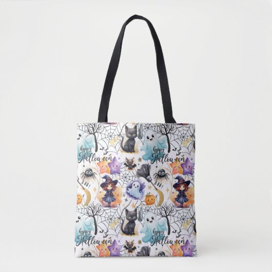 Charming Halloween Tote Bag Tasche (Vorderseite)