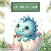 Charming Hatching Soon Baby Dinosaurier Kinderzimm Kissen