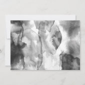 Charming Heart Brush Script Virtual Wedding Einladung (Rückseite)