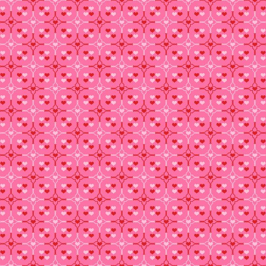 Charming Heart Pattern Valentine Table Runner Großer Tischläufer