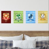 Charming HOGWARTS™ House Wappen Bilderwand Sets (Schlafzimmer)