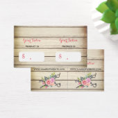 Charming Holzschere und Rose Hang Tags (Schreibtisch)