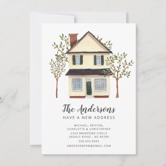 Charming House | Moving Announcement Einladung (Vorderseite)