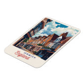 Charming Ipswich England Magnet (Linke Seite)