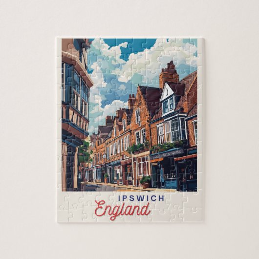 Charming Ipswich England Puzzle (Vertikal)