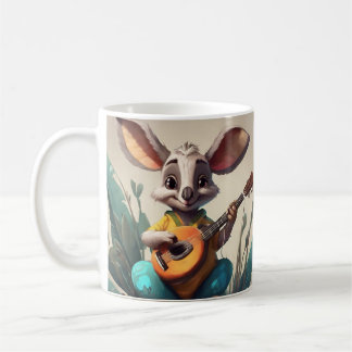 "Charming Kangaroo Keramik Tasse - Sip with Aussie
