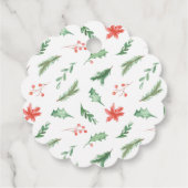 Charming Kardinal Birds Gefälliges Tags Geschenkanhänger (Rückseite)