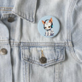 Charming Kawaii Cat Design Button (Beispiel)