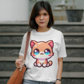 Charming Kawaii Cat T-Shirt