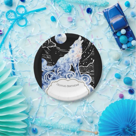 Charming Kids' Wolf Geburtstag Pappteller (Party)