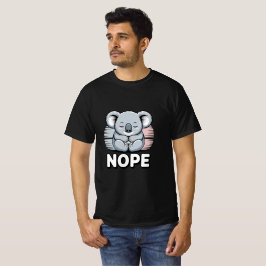 Charming Koala "NOPE" T-Shirt (Vorne ganz)