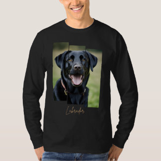 Charming Labrador Retriever Portrait - Triptych Ar T-Shirt