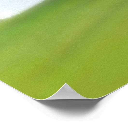 Charming Ladybug mit farbenfrohen Herzballons Poster (Ecke)