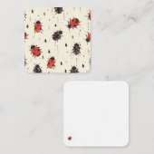 Charming Ladybug Notecards | naturgemäß Inspiriert Mitteilungskarte (Vorne/Hinten)