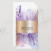 Charming Lavender II Geschenkgutschein (Vorne/Hinten)
