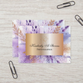 Charming Lavender II Mighty 3,5" x 2,5" Buskarte Visitenkarte