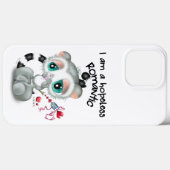 Charming Lemur with Heart Cupid Arrow – Sweet Love Case-Mate iPhone Hülle (Rückseite (Horizontal))