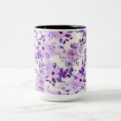 Charming Lila botanisch Zweifarbige Tasse (Mittel)